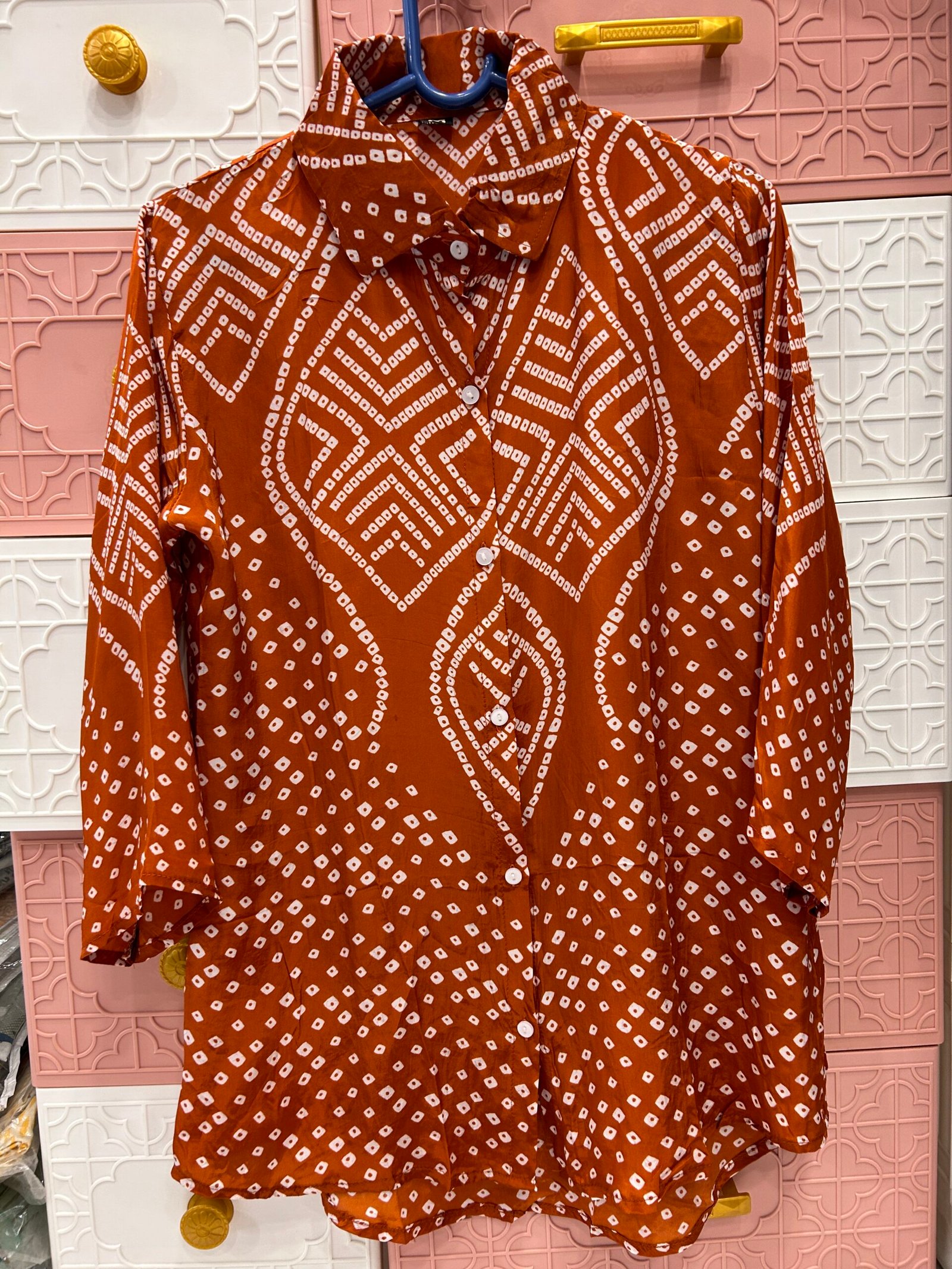 IMG_1945.JPG Bandhej Shirt - Image 1